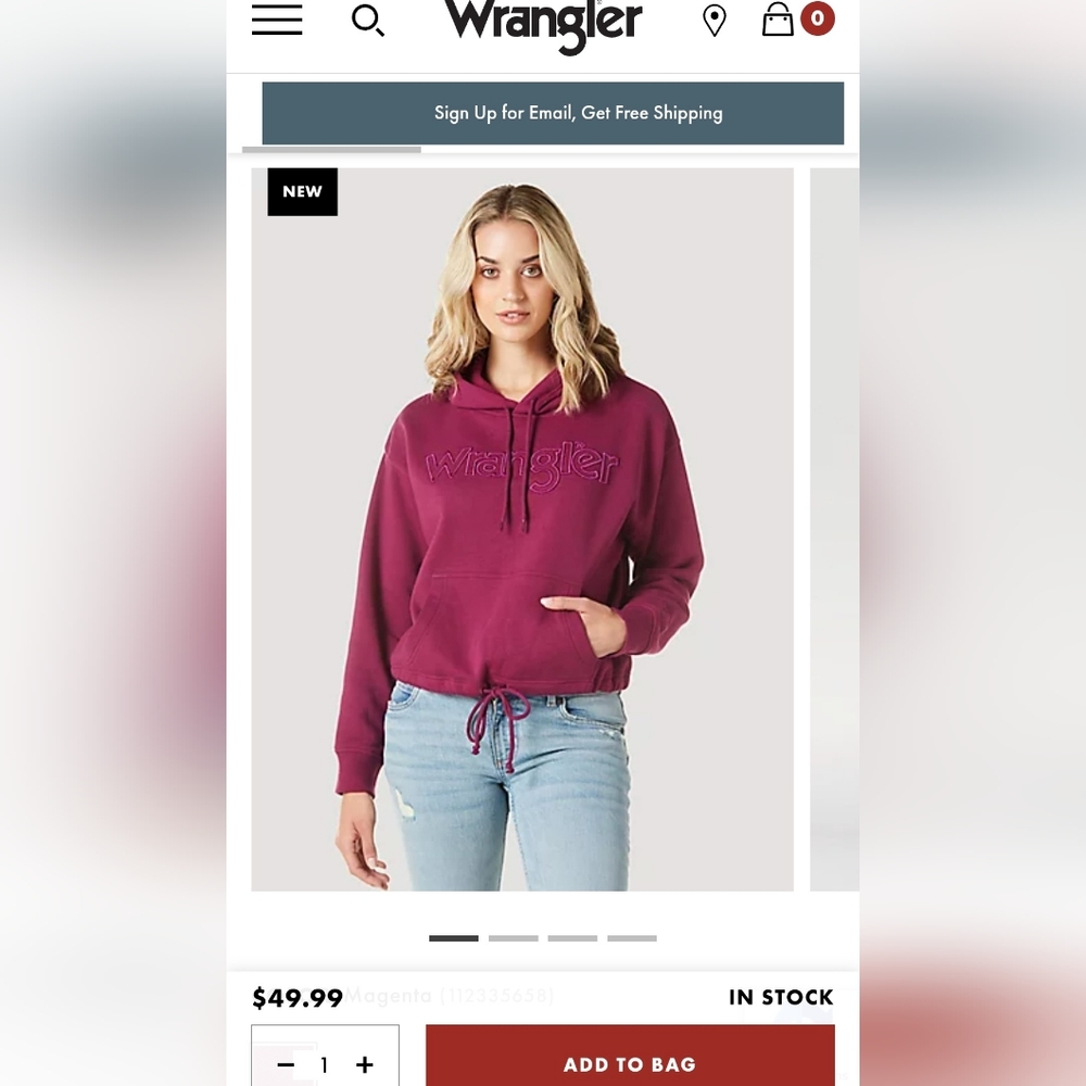 Wrangler hoodie